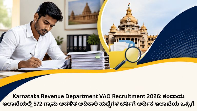 Karnataka Revenue Department VAO Recruitment 2026