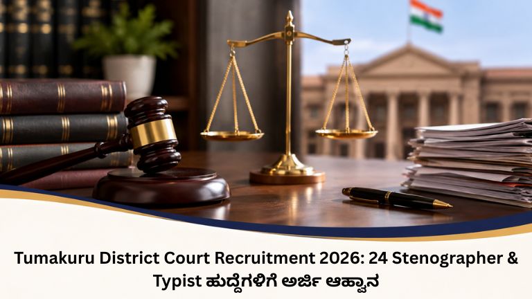 Tumakuru District Court Recruitment 2026